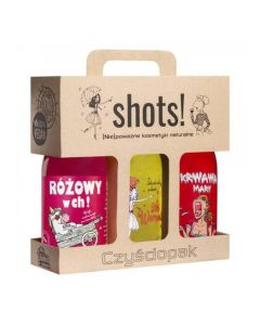 Zestaw 3 x żel pod prysznic SHOTS! Rożowy w ch! Siki Krwawa Czyściopak