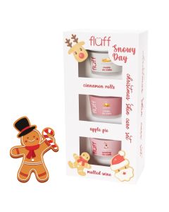 Zestaw na święta - Fluff Snow Day - dwa masła i peeling do ciała