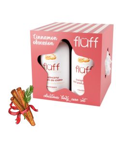 Zestaw prezentowy na święta - Fluff Cinnamon Obsession - Żel pod prysznic i balsam do ciała