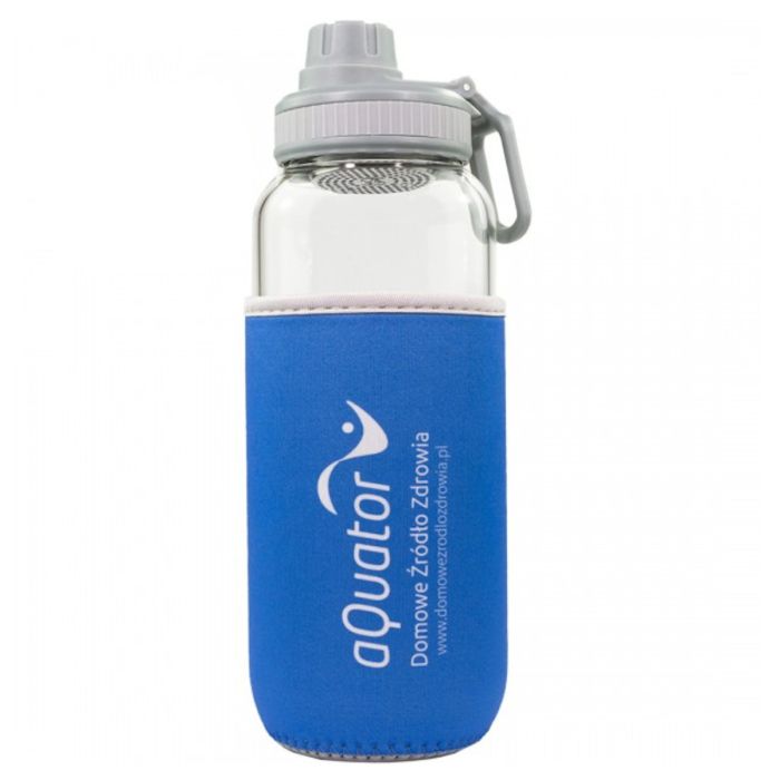 Butelka szklana aQuator - do przechowywania alkalicznej wody jonizowanej - 1000 ml main product photo