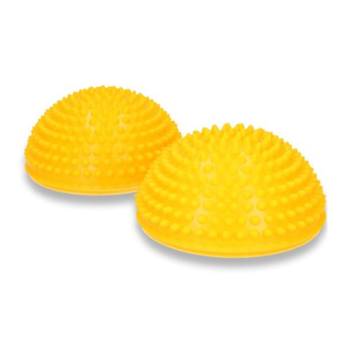YellowBALANCE yellowSport półkule sensomotoryczne, jeżyk do ćwiczeń 16cm-Żółty main product photo