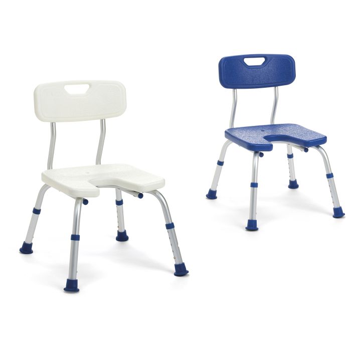 Taboret prysznicowy Vermeiren MELBOURNE - Z wycięciem, z oparciem main product photo