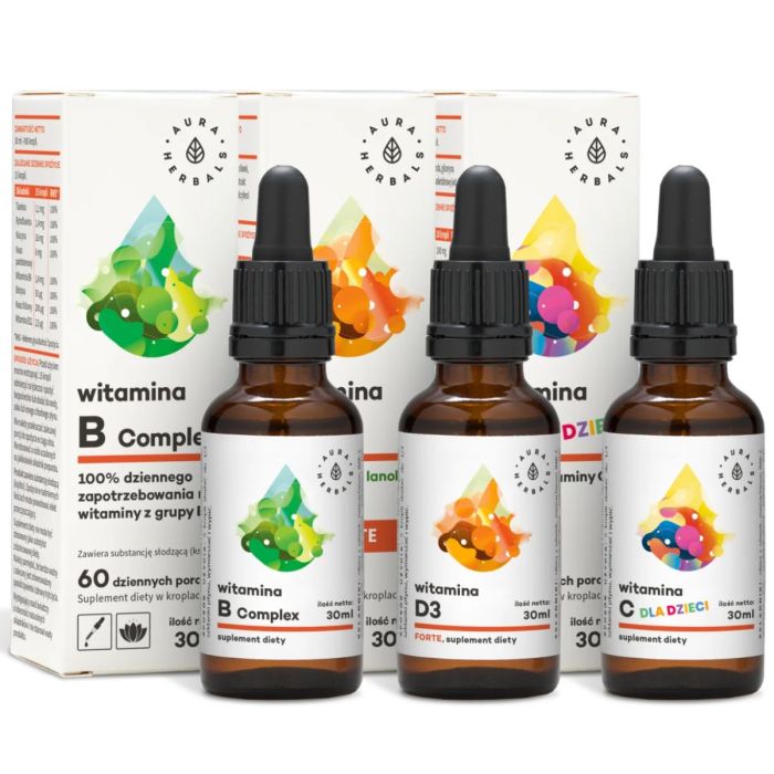 Zestaw Aura Herbals Witaminy dla całej rodziny main product photo