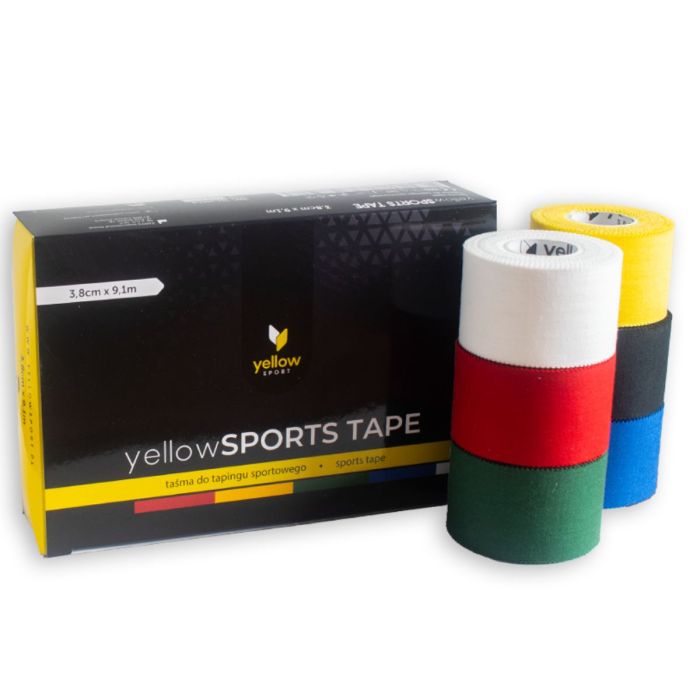 Taśma do tapingu sztywnego yellowSPORTS 6 szt - 3,8cm x 9,1m main product photo