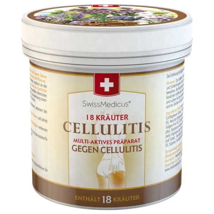Żel do ciała Cellulitis Herbamedicus - wyciąg z 18 gatunków ziół i roślin - 500 ml main product photo