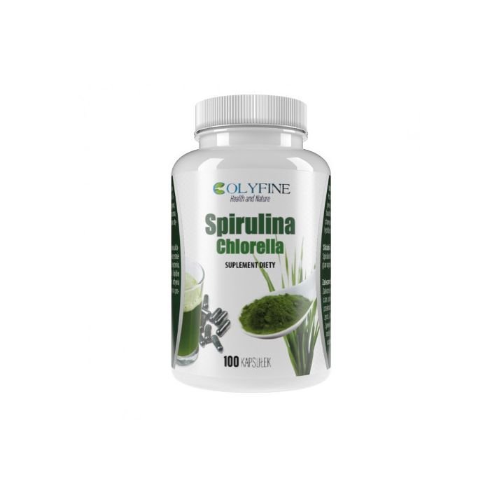 Colyfine Spirulina Chlorella - 100 kaps. main product photo