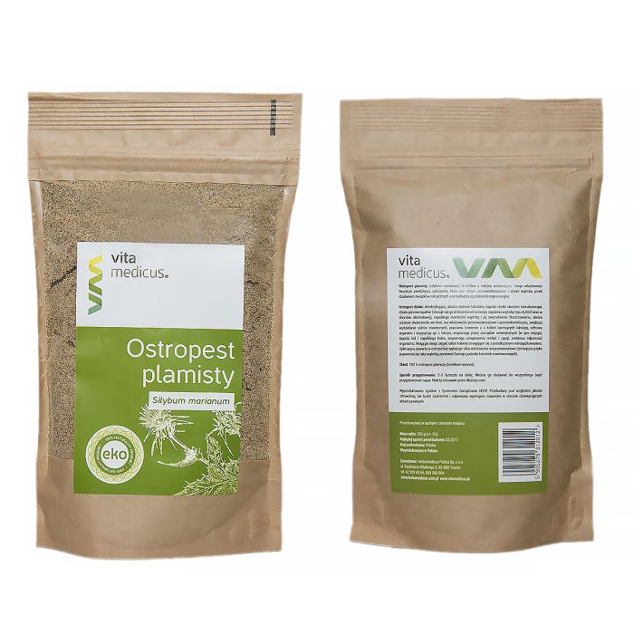 Ostropest plamisty mielony VitaMedicus - Chroni wątrobę - 200 g main product photo