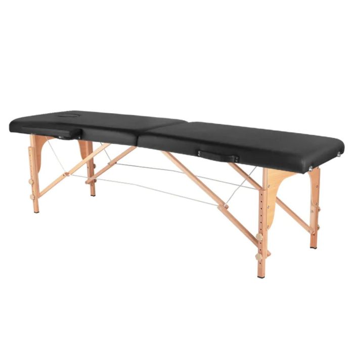 Stół składany do masażu drewniany Komfort Activ Fizjo czarny main product photo