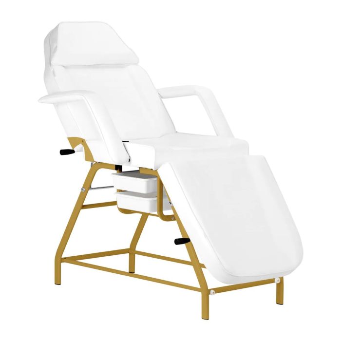 Fotel kosmetyczny 557G z kuwetami ActiveShop - biały main product photo