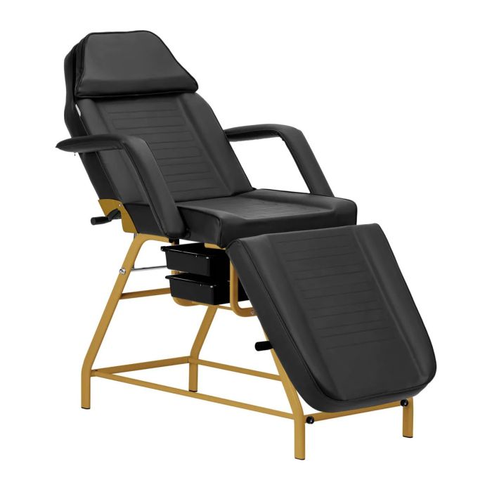 Fotel kosmetyczny 557G z kuwetami ActiveShop - czarny main product photo