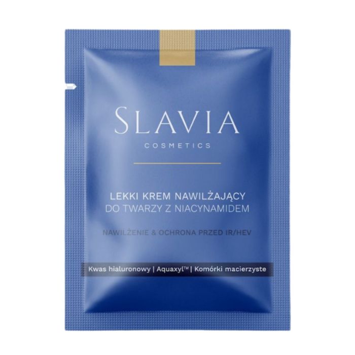 Slavia Cosmetics Lekki krem do twarzy na dzień Nawilżenie Ochrona przed IR - próbka 2 ml main product photo