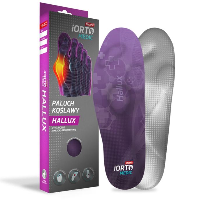 Wkładki do butów na haluksy, paluch koślawy - Mazbit Hallux standard main product photo