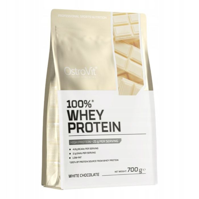 OstroVit 100% Whey Protein - białko serwatkowe - Biała czekolada - 700g main product photo