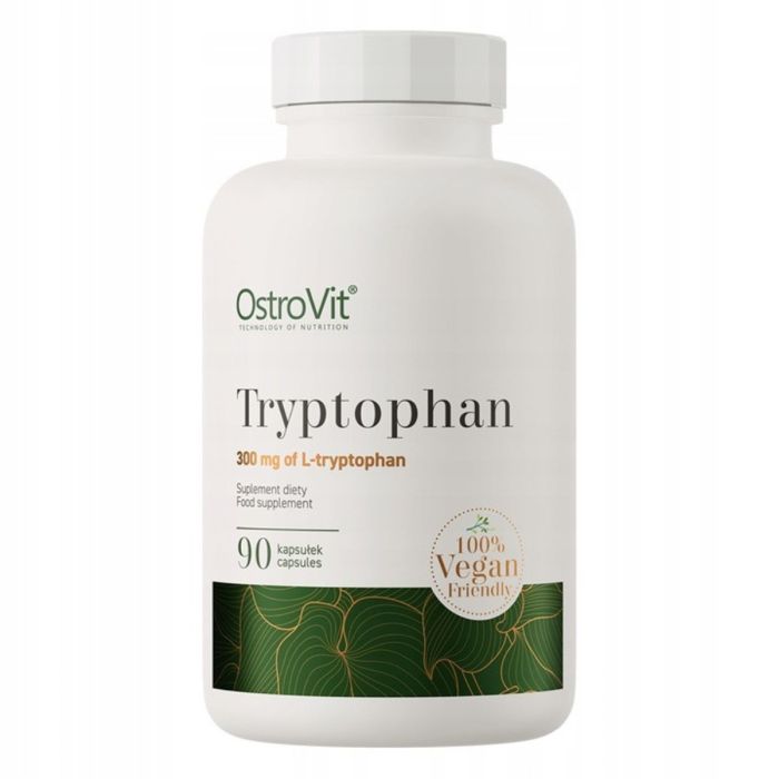 OstroVit Tryptofan VEGE - Sen w Kapsułce, Motywacja na Wyciągnięcie Ręki - 90 kapsułek main product photo