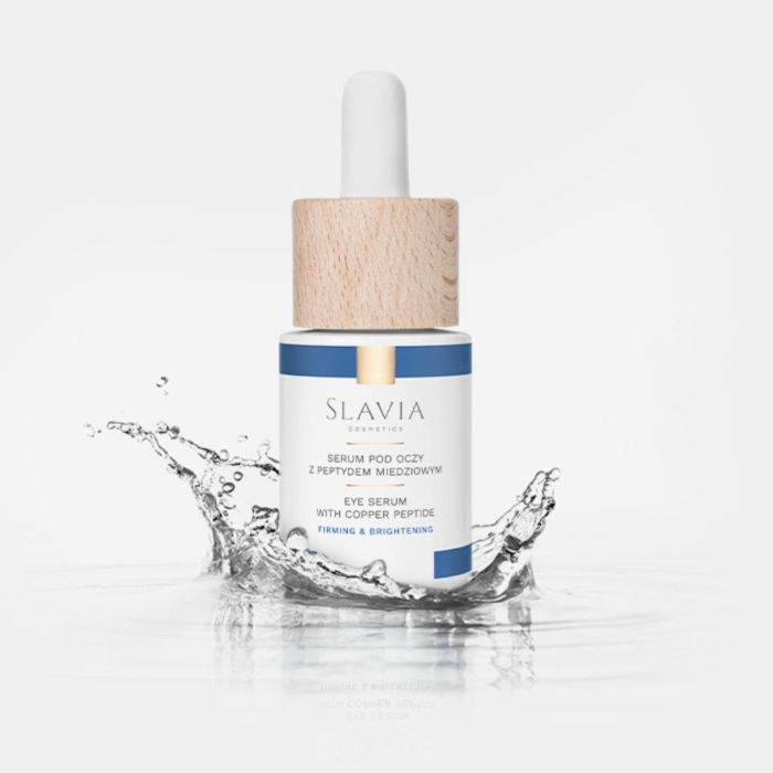 Serum pod oczy 15 ml Slavia odmładzające, peptyd miedziowy