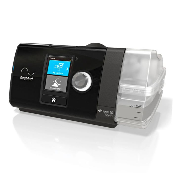 Aparat CPAP AirSense 10 AutoSet ResMed z nawilżaczem main product photo