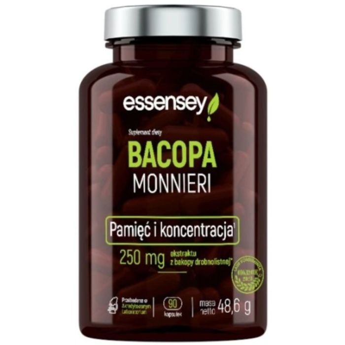 Essensey Bacopa Monnieri - Kapsułki na pamięć i koncentrację - 90 kapsułek main product photo