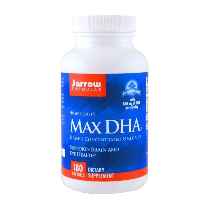 Jarrow Formulas Max DHA 180 kaps. - Wsparcie pracy mózgu i wzroku main product photo
