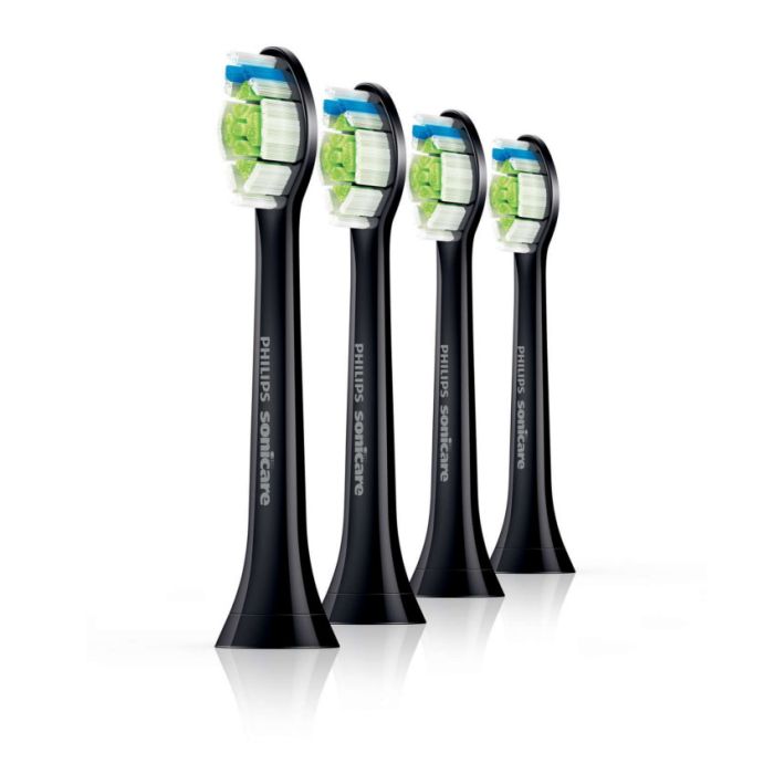 Wyprzedaż: Końcówki wymienne do szczoteczek Philips Sonicare DiamondClean Black HX6064/11 (4 sztuki) main product photo