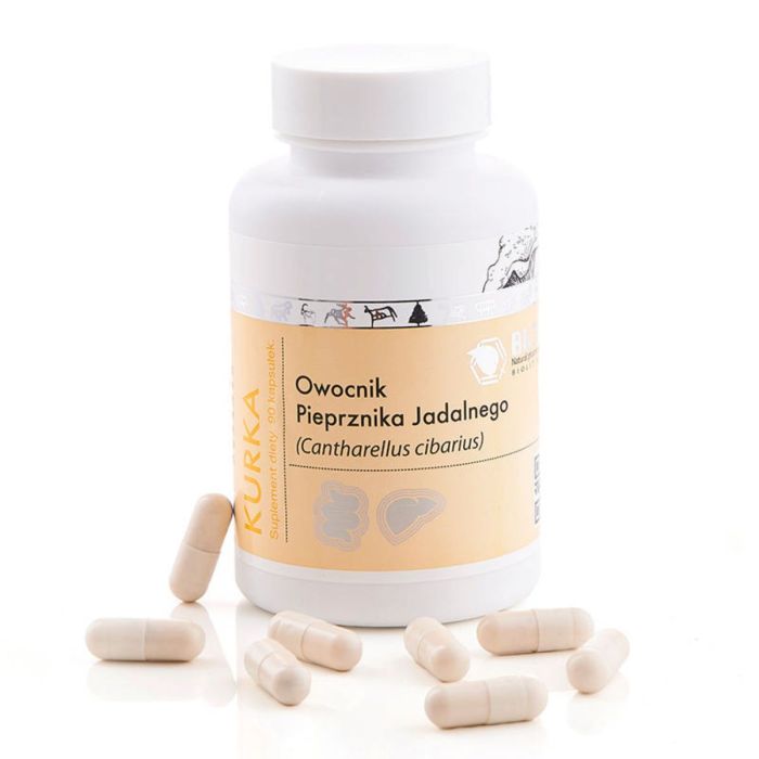 Biolit Kurka - owocnik pieprznika jadalnego 90 kapsułek main product photo