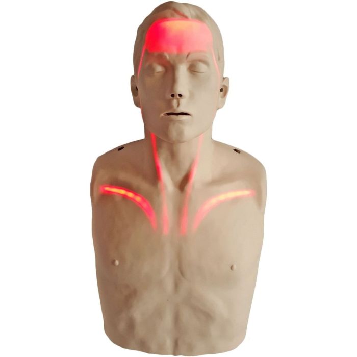 Fantom do nauki resuscytacji Brayden LED Czerwony main product photo