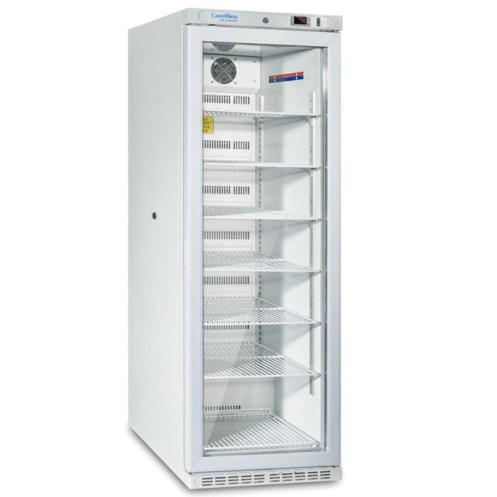 Chłodziarka Farmaceutyczna Apteczna CareBios KYC390 drzwi przeszklone main product photo