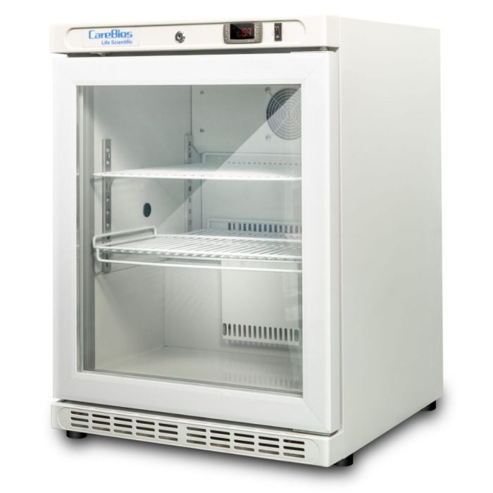Chłodziarka farmaceutyczna apteczna CareBios KYC140 drzwi przeszklone main product photo