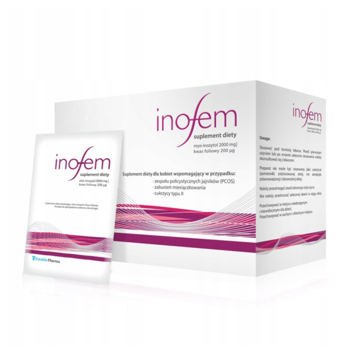 Inofem Establo Pharma - Prawidłowa równowaga hormonalna u kobiet main product photo