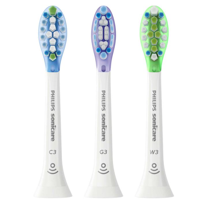 Końcówki do szczoteczki Philips Premium Mix White HX9073/07 - 3 sztuki main product photo