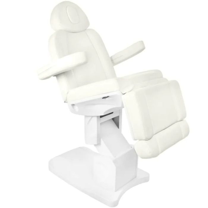Fotel kosmetyczny elektryczny Azzurro 708A 4 siłowniki - biały main product photo