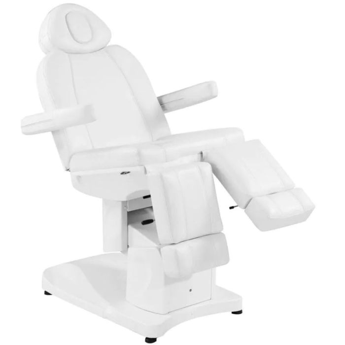 Fotel kosmetyczny elektryczny Azzurro 708AS - biały main product photo