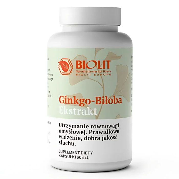 Gingko-Biloba Biolit - 60 kapsułki main product photo