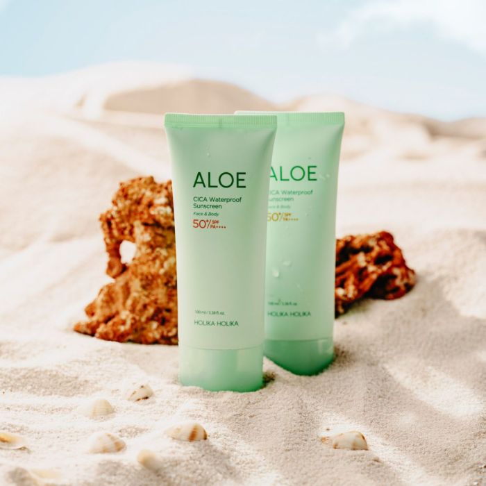 Holika Holika Aloe Waterproof Sun Gel SPF50+ - Ochrona UV - Sklep  internetowy Almamed