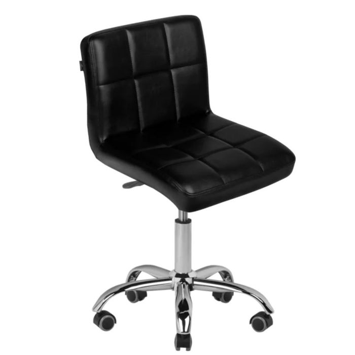 Krzesło kosmetyczne obrotowe A-5299 Activeshop - czarne main product photo