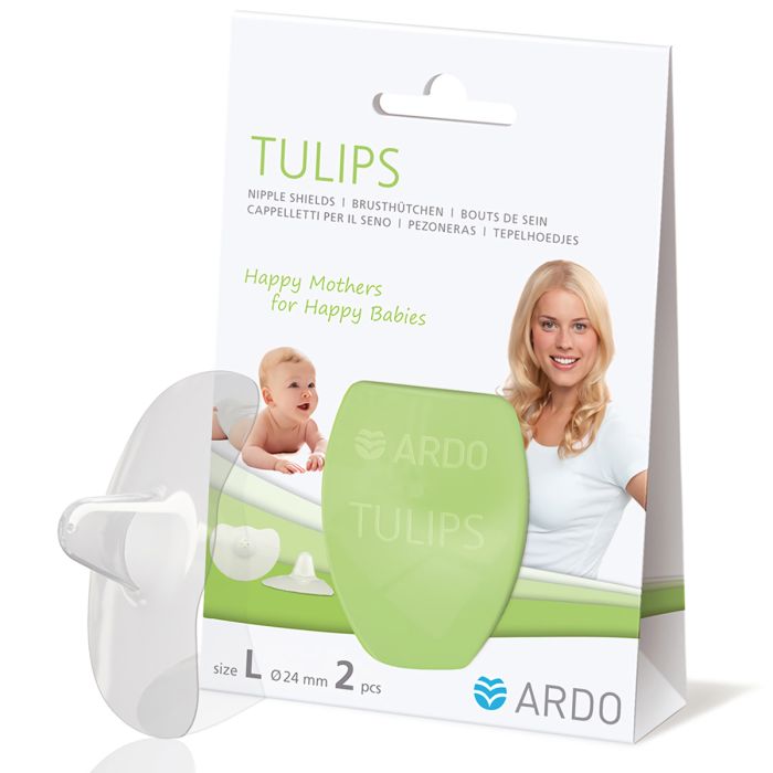 Nakładki na piersi silikonowe Tulips Ardo Medical - 2 sztuki - L main product photo