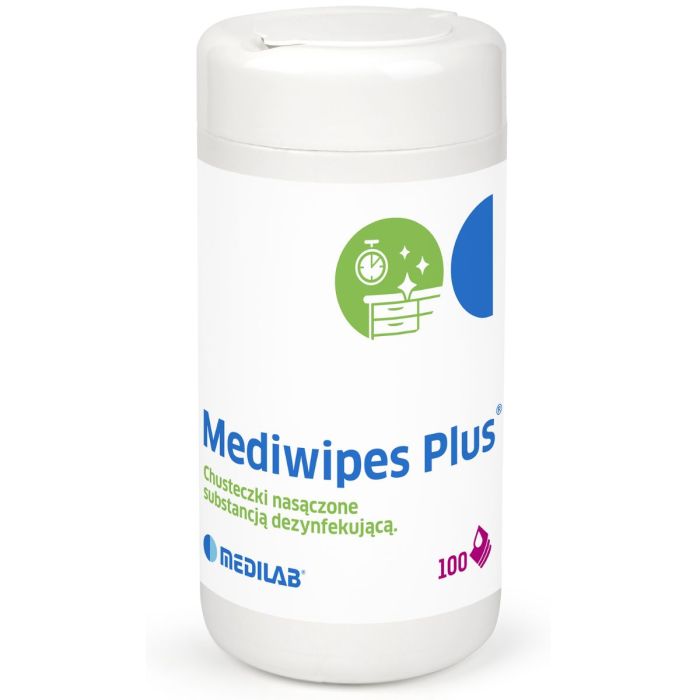 Mediwipes Plus -Chusteczki do dezynfekcji - Tuba - 100 szt. main product photo