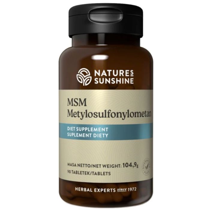 Metylosulfonylometan MSM Nature's Sunshine siarka organiczna - 90 tabletek main product photo