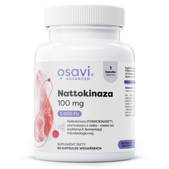 Nattokinaza 100 mg Osavi - 120 kapsułek main product photo