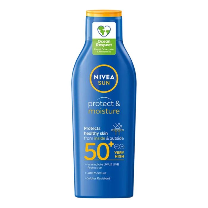 Nivea Sun nawilżający balsam do opalania SPF 50 - 200 ml main product photo