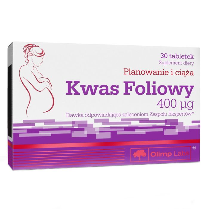Olimp Kwas Foliowy 400 µg - Planowanie i ciąża - 30 tabl. main product photo
