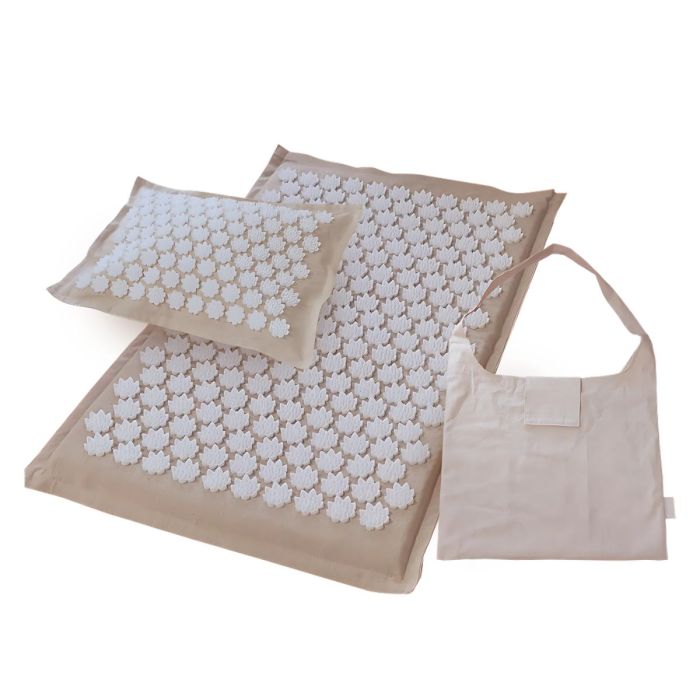 OstroVit Mata z poduszką do akupresury z lnu i gryki main product photo
