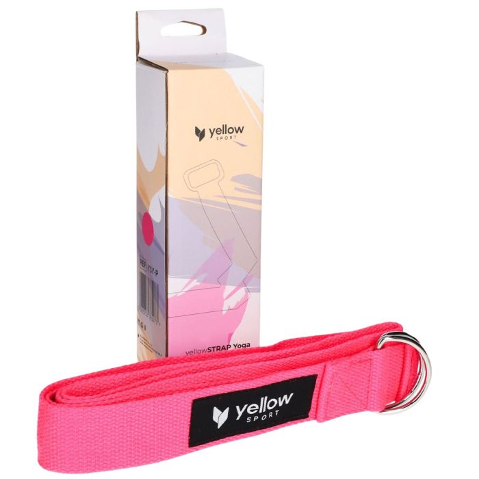 Pasek do jogi yellowSTRAP Yoga-Różowy main product photo