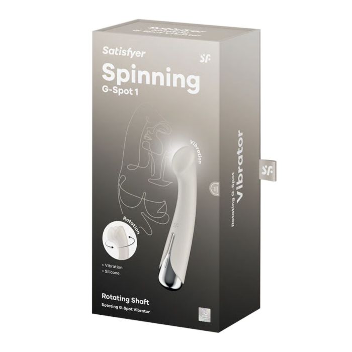 Wibratory do stymulacji punktu G Satisfyer Spinning G-spot 1 - beżowy main product photo