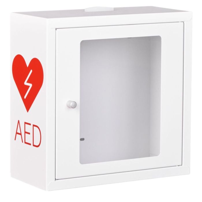 Szafka ASB1020 na defibrylator AED z alarmem dźwiękowym i świetlnym - Biała main product photo