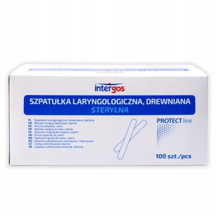 Szpatułki laryngologiczne jałowa - 100szt. main product photo