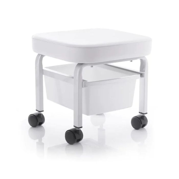Taboret kosmetyczny do pedicure z pojemnikiem Activeshop main product photo