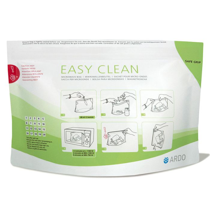 Torebki do dezynfekcji w kuchence mikrofalowej Easy Clean Ardo Medical - 1 sztuka main product photo