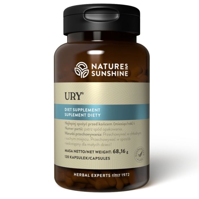 Nature's Sunshine Ury - Witaminy B1, B2, C, D3, niacyna i kwas foliowy - 120 kapsułek main product photo