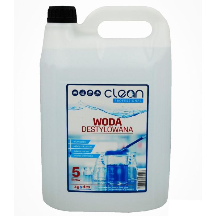 Woda destylowana Zgodex Clean Professional 5L main product photo