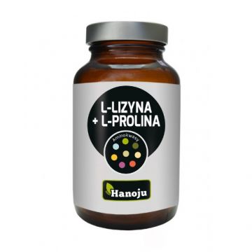 HANOJU L-Lizyna + L-Prolina 480 mg 90 kaps.